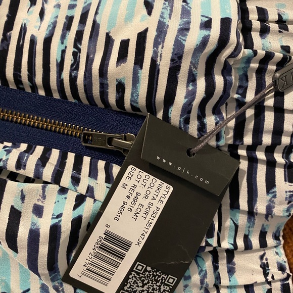 PJK Patterson J. Kincaid Silk Double Zipper Skirt - Picture 4 of 4